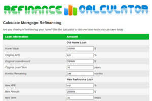 Refinance Calculator